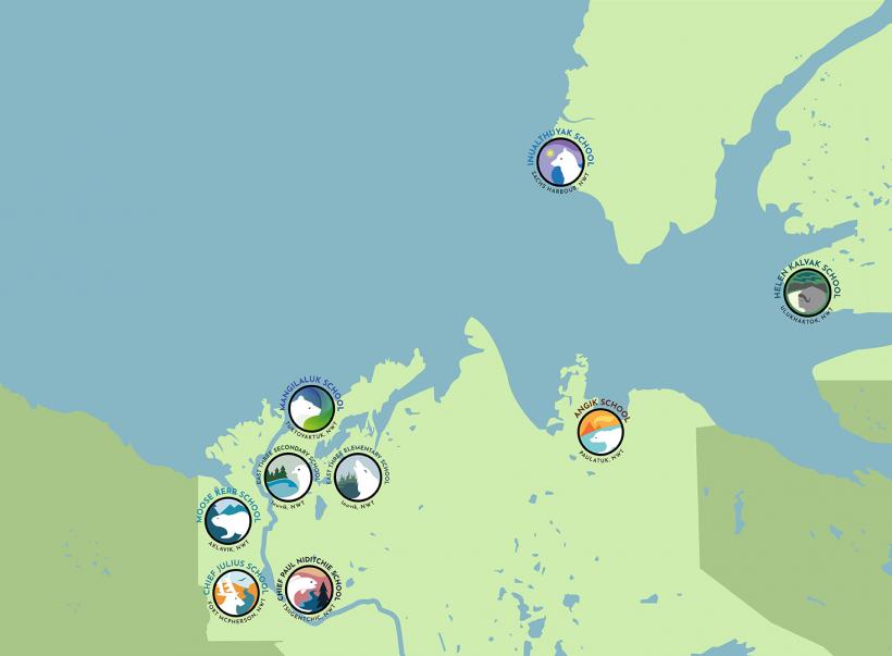 BDDEC Schools map